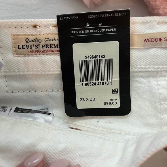 Levi's Jeans Size 23 White Levi Jeans Poshmark